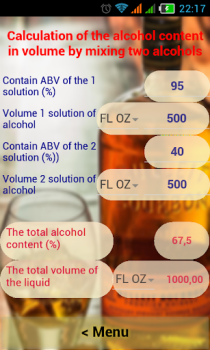 تحميل Alcohol Calculator أدوات لنظام أندرويد لقطة شاشة 3
