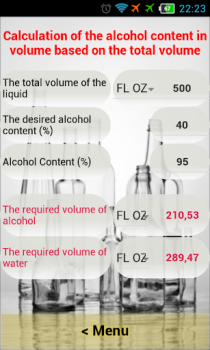 تحميل Alcohol Calculator أدوات لنظام أندرويد لقطة شاشة 4