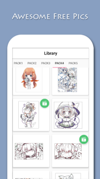 تحميل Anime - Paint by Numbers وسائل الترفيه لنظام أندرويد لقطة شاشة 4