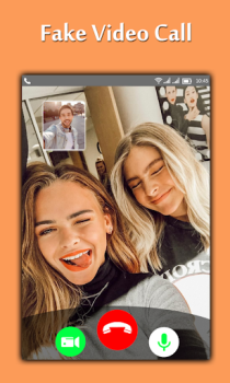 تحميل Fake Video Call Girlfriend Call وسائل الترفيه لنظام أندرويد لقطة شاشة 2
