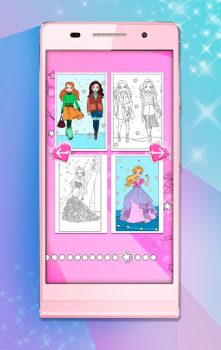 تحميل Girls Coloring Pages ألعاب عارضة لنظام أندرويد لقطة شاشة 5