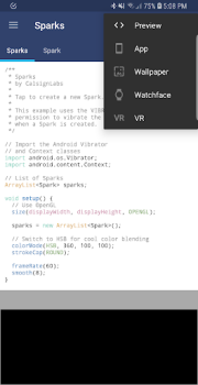 تحميل APDE - Android Processing IDE أدوات لنظام أندرويد لقطة شاشة 5