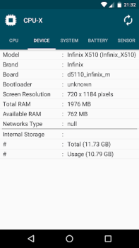 تحميل CPU-X أدوات لنظام أندرويد لقطة شاشة 3