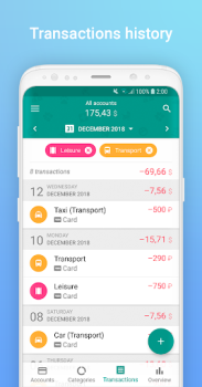 تحميل 1Money: المصروفات، الميزانية المالية لنظام أندرويد لقطة شاشة 6