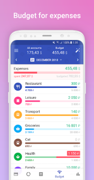 تحميل 1Money: المصروفات، الميزانية المالية لنظام أندرويد لقطة شاشة 7