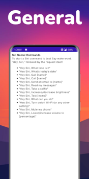 تحميل Commands For Siri الكتب والمراجع لنظام أندرويد لقطة شاشة 3