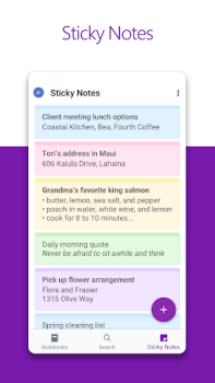 تحميل Microsoft OneNote عمل لنظام أندرويد لقطة شاشة 2