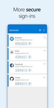 تحميل Microsoft Authenticator أدوات لنظام أندرويد لقطة شاشة 3