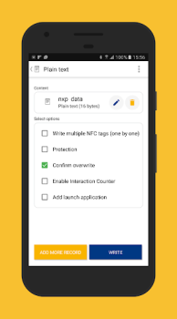 تحميل NFC TagWriter by NXP عمل لنظام أندرويد لقطة شاشة 3