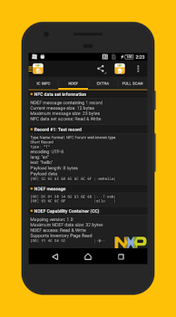 تحميل NFC TagInfo by NXP أدوات لنظام أندرويد لقطة شاشة 5