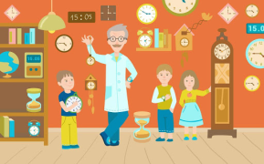 Clock time game hours, minutes