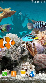 تحميل Coral Fish 3D Live Wallpaper إضفاء الطابع الشخصي لنظام أندرويد لقطة شاشة 2