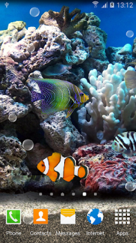 تحميل Coral Fish 3D Live Wallpaper إضفاء الطابع الشخصي لنظام أندرويد لقطة شاشة 3