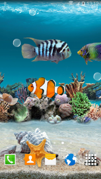تحميل Coral Fish 3D Live Wallpaper إضفاء الطابع الشخصي لنظام أندرويد لقطة شاشة 4