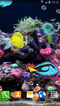 تحميل Coral Fish 3D Live Wallpaper إضفاء الطابع الشخصي لنظام أندرويد لقطة شاشة 5