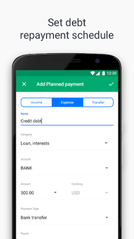 تحميل Wallet- تعقب المالية المالية لنظام أندرويد لقطة شاشة 6