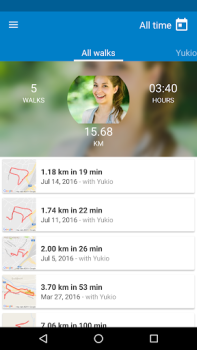تحميل Dog Walk - Track your dogs! أسلوب الحياة لنظام أندرويد لقطة شاشة 4