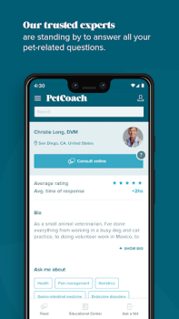 تحميل PetCoach Ask a vet online 24/7 الدواء لنظام أندرويد لقطة شاشة 2