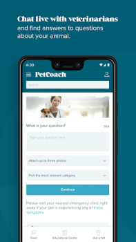 تحميل PetCoach Ask a vet online 24/7 الدواء لنظام أندرويد لقطة شاشة 5