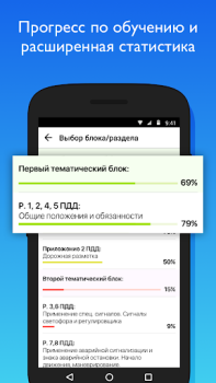 تحميل УчиПДД : Курс Автошколы по ПДД السيارات والمركبات لنظام أندرويد لقطة شاشة 6