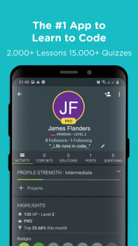 تحميل Sololearn: Learn to code التعليم لنظام أندرويد لقطة شاشة 3