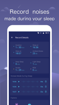 تحميل Sleep Monitor: Sleep Tracker الصحة واللياقة البدنية لنظام أندرويد لقطة شاشة 5