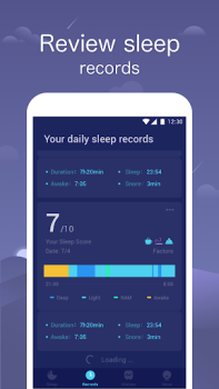 تحميل Sleep Monitor: Sleep Tracker الصحة واللياقة البدنية لنظام أندرويد لقطة شاشة 6