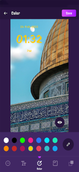 تحميل Muslim Clock Live Wallpaper فن و تصميم لنظام أندرويد
