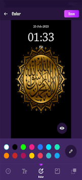 تحميل Muslim Clock Live Wallpaper فن و تصميم لنظام أندرويد لقطة شاشة 3