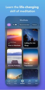تحميل Calm - Sleep, Meditate, Relax الصحة واللياقة البدنية لنظام أندرويد لقطة شاشة 3