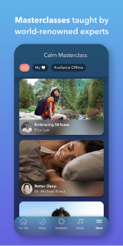 تحميل Calm - Sleep, Meditate, Relax الصحة واللياقة البدنية لنظام أندرويد لقطة شاشة 6