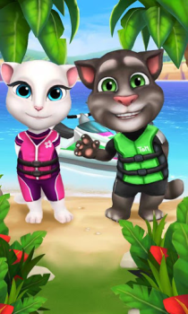 تحميل Talking Tom Jetski ألعاب عارضة لنظام أندرويد لقطة شاشة 5