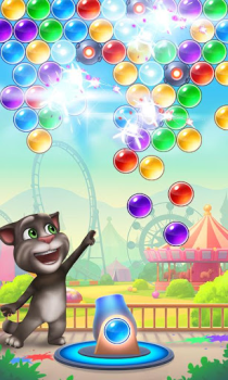 تحميل Talking Tom Bubble Shooter ألعاب عارضة لنظام أندرويد لقطة شاشة 3