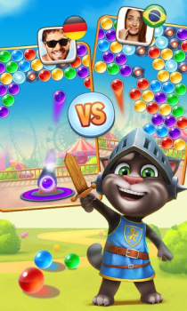 تحميل Talking Tom Bubble Shooter ألعاب عارضة لنظام أندرويد لقطة شاشة 4