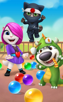تحميل Talking Tom Bubble Shooter ألعاب عارضة لنظام أندرويد لقطة شاشة 6