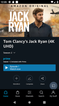 تحميل Amazon Prime Video وسائل الترفيه لنظام أندرويد لقطة شاشة 2