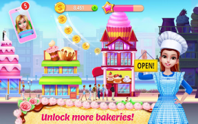 تحميل My Bakery Empire: Bake a Cake ألعاب الأدوار لنظام أندرويد لقطة شاشة 5