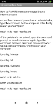 تحميل CMD Command Prompt 100+ Best Commands التعليم لنظام أندرويد لقطة شاشة 7