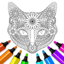 تحميل  Animal coloring mandala pages