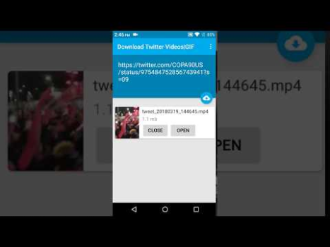 تحميل Download Twitter Videos - GIF أدوات لنظام أندرويد لقطة شاشة 6