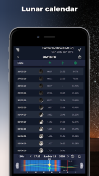 تحميل Ephemeris: Sun and Moon Seeker أدوات لنظام أندرويد لقطة شاشة 5