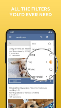 تحميل BaconReader for Reddit الأخبار والمجلات لنظام أندرويد لقطة شاشة 6