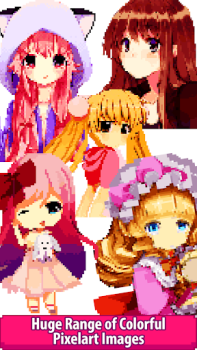 تحميل Anime Manga Pixel Art Coloring وسائل الترفيه لنظام أندرويد لقطة شاشة 2