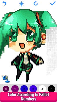 تحميل Anime Manga Pixel Art Coloring وسائل الترفيه لنظام أندرويد لقطة شاشة 6