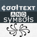 تحميل  Cool text and symbols
