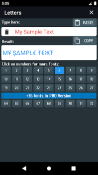 تحميل Cool text and symbols أدوات لنظام أندرويد لقطة شاشة 4