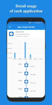 تحميل Usage Time - App Usage Manager أدوات لنظام أندرويد لقطة شاشة 4