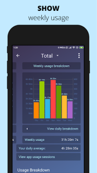 تحميل StayFree - تتبع استخدام الهاتف عمل لنظام أندرويد لقطة شاشة 4