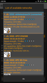تحميل WiFi Analyzer أدوات لنظام أندرويد لقطة شاشة 5