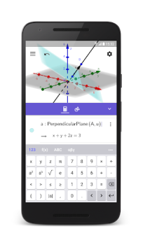 تحميل GeoGebra 3D Calculator التعليم لنظام أندرويد لقطة شاشة 3